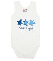 لباس نوزاد بادی رکابی چیلی بی بی طرح ستاره آبیCHILI BABY - لیست سیسمونی