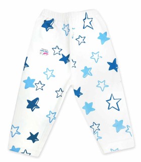 شلوار نوزادی چاپدار چیلی بی بی طرح ستاره آبی CHILI BABY - لیست سیسمونی