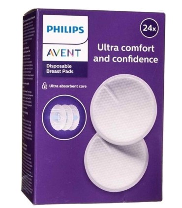 پد سینه 24 عددی ویژه روز و شب فیلیپس اونت Philips Avent - Avent  اونت