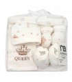 ست بیمارستانی نوزاد دخترانه طرح Queen مادرکر Mothercare