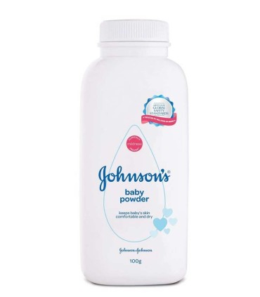 پودر بچه 100 گرمی جانسون سفید Johnsons