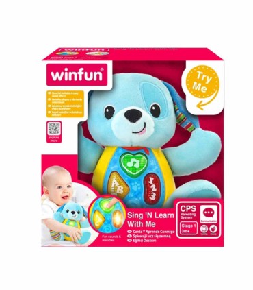 عروسک پولیشی سگ موزیکال وین فان WINFUN