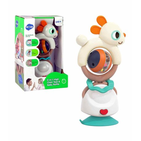 اسباب بازی جغجغه استپ دار هولی تویز Hola Toys