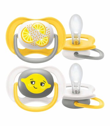 پستانک الترا  ایر هپی اونت 6 تا 18ماه طرح لیمو Philips Avent
