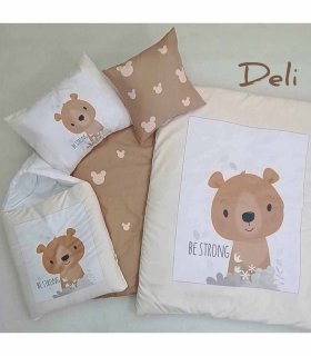 سرویس خواب 5 تکه نوزادی دلی طرح خرس DELI