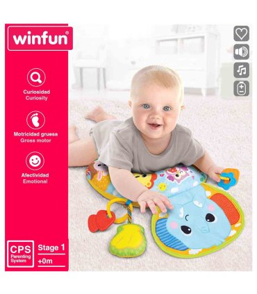 بالش موزیکال تامی پیلو نوزاد طرح فیل وین فان WinFan