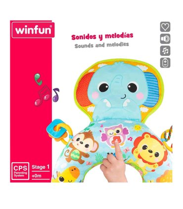 بالش موزیکال تامی پیلو نوزاد طرح فیل وین فان WinFan