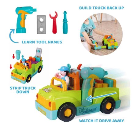 اسباب بازی کامیون ابزار هولی تویز Hola Toys
