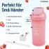 لیوان نی دارتویست شیک 360 میل پاستل کرم Twistshake