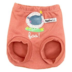 شورت پوشکی نوزادی طرح گوسفند تاپ لاین