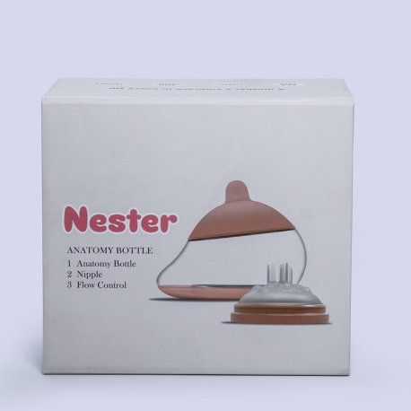 شیشه شیر آناتومی بدن (مشابه سینه مادر) نستر Nester 4
