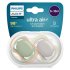پستانک الترا ایر اونت 6-18 ماه سبز و طوسی Philips Avent