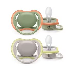 پستانک الترا ایر اونت 6-18 ماه سبز و طوسی Philips Avent