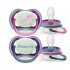 پستانک شبرنگ الترا ایر اونت 6-18ماه ستاره دنباله دار Philips Avent