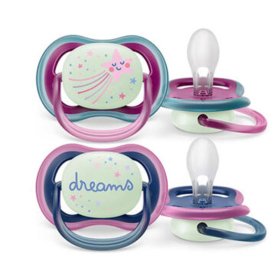 پستانک شبرنگ الترا ایر اونت 6-18ماه ستاره دنباله دار Philips Avent