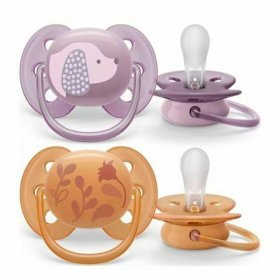 پستانک الترا ایر اونت 6-18 ماه طرح هاپو بنفش Philips Avent