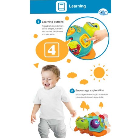 اسباب بازی آموزشی لاک پشت موزیکال وین فان Win Fun