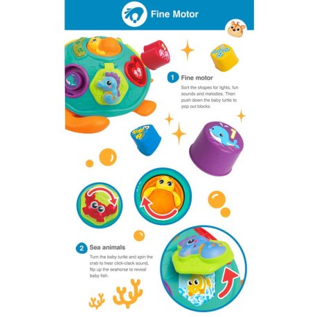 اسباب بازی آموزشی لاک پشت موزیکال وین فان Win Fun