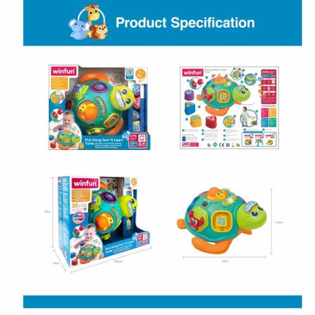 اسباب بازی آموزشی لاک پشت موزیکال وین فان Win Fun