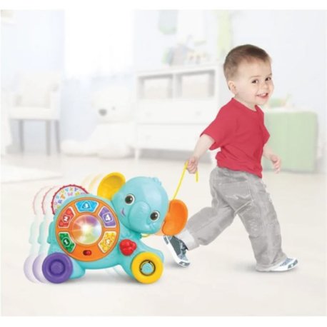 اسباب بازی فیل چرخ دار موزیکال وین فان Win Fun