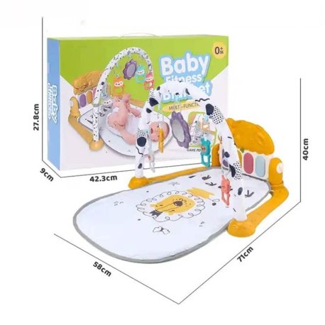 تشک بازی پیانودار ویوا کیدز طرح شیرVIVAKIDS