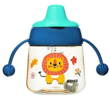 لیوان دسته دار آموزشی کودک مدل سوپاپدار 240 میل رووکو Rovoco