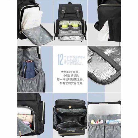 کوله پشتی سگک لوازم مادر و نوزاد طرح کهکشان کالرلند Colorland