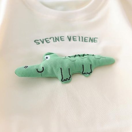 ست تیشرت و شلوارک کرم سایز 2XL بچگانه SNE7EN