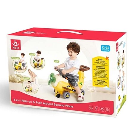 واکر هواپیما موزی 4 کاره هولی تویز Hola Toys