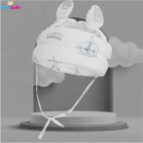 کلاه محافظ و ضربه گیر سر کودک طرح گوش دار ninisafe