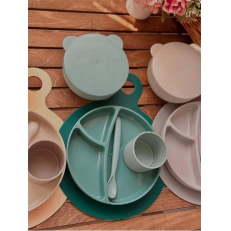 ست ظرف غذا 5 تکه طرح خرس کودک دودیه Dodie