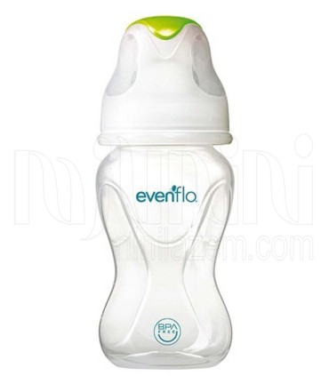 شیشه شیر طلقی 240میل نوزاد ایون فلو Evenflo - 1