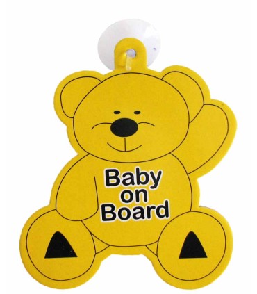 آویز هشدار کودک در ماشین Baby on board - 1