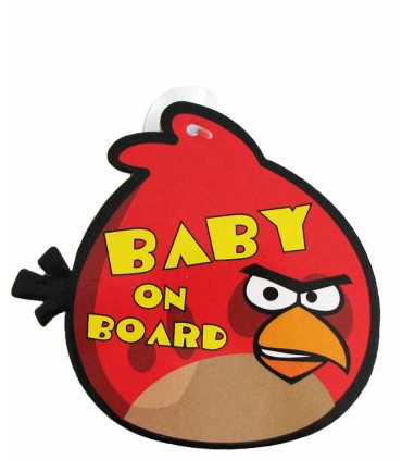 آویز هشدار کودک در ماشین Baby on board - 2