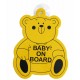 آویز هشدار کودک در ماشین Baby on board - 6