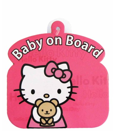 آویز هشدار کودک در ماشین Baby on board - 8