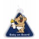 آویز هشدار کودک در ماشین Baby on board - 11