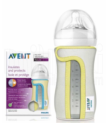 کاور حرارتی شیشه شیر 240 میل نچرال فیلیپس اونت Philips Avent - 1