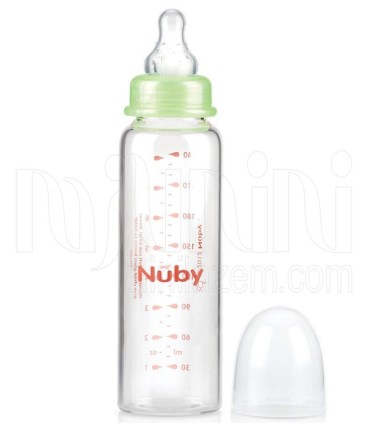 شیشه شیر پیرکس 240 میل نابی Nuby - 1