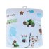پتوی نوزاد کارترز طرح سفید لاک پشت و زرافه سفید Carters - 2