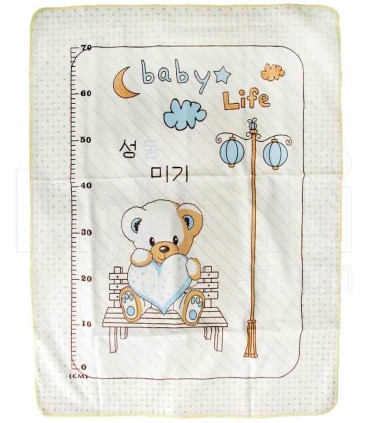 زیرانداز تعویض بزرگ طرح بی بی لایف Baby Llife - 1