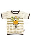 تی شرت آستین کوتاه پسرانه طرح میمون تاپ لاین Topline