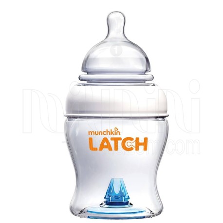 خريد اينترنتي سيسموني نوزاد شیشه شیرطلقی ضدنفخ 120میل مانچکین Munchkin - 1 نوزادی، نی نی لازم فروشگاه اینترنتی سیسمونی
