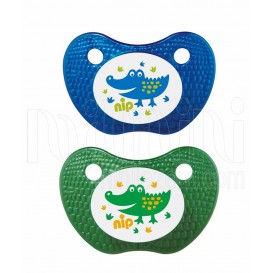 پستانک ارتودنسی دو عددی Feel طرح تمساح آبی و تمساح سبز نیپ Nip - 1