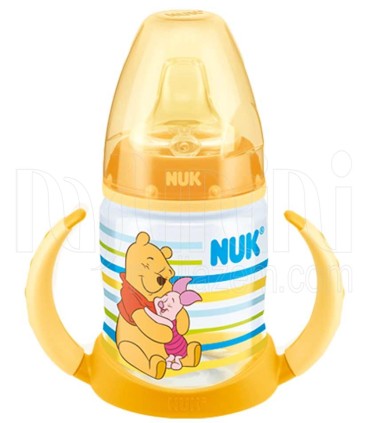 لیوان آبمیوه خوری دسته دار آموزشی ناک طرح پو زرد NUK - 1