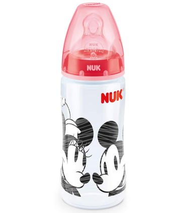 شیشه شیرطلقی 300میل  Disney میکی موس ناک Nuk - 3