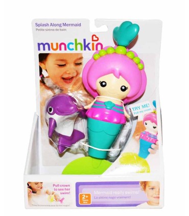 اسباب بازی حمام  طرح عروس دریایی و پوپت آب پران مانچکین Munchkin - 2