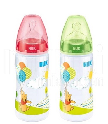 شیشه شیرطلقی Disney پو و بادکنک ناک Nuk - 1