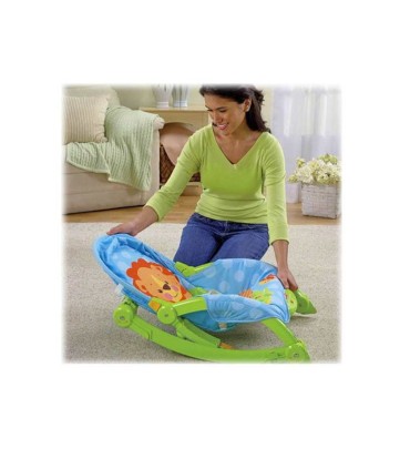 نی نی لای لای ویبره و تاشو سبز فیشرپرایس Fisher Price - 5