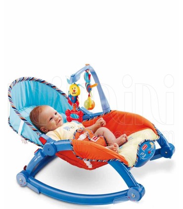 نی نی لای لای ویبره و تاشو آبی فیشرپرایس Fisher Price - 1